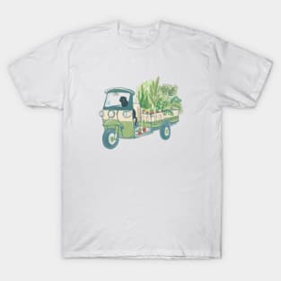 TukTuk Car Plant Cat deliver T-Shirt